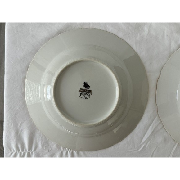 4 Apple Blossom (Cream Background) by BLACK KNIGHT Salad Plate Made in Germany - Picture 6 of 8